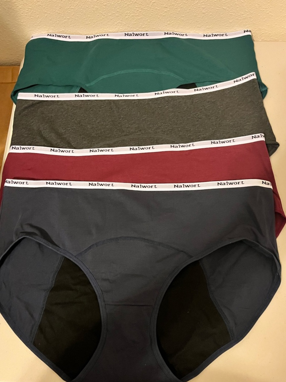 Nalwort Womens Period Underwear Menstrual Period
Panties 4 Pack size: 3xl